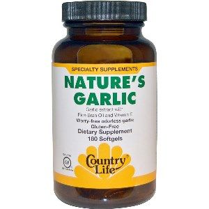 Nature's Garlic (500 mg 180 Softgel) Country Life